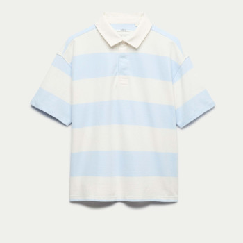 Pure Cotton Short Sleeve Rugby Shirt (6-16 Yrs)