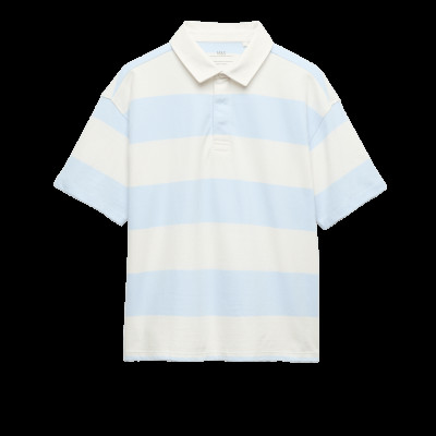 Pure Cotton Short Sleeve Rugby Shirt (6-16 Yrs)