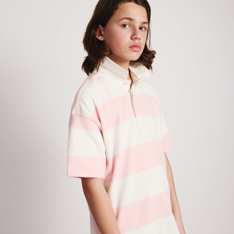 Pure Cotton Short Sleeve Rugby Shirt (6-16 Yrs)