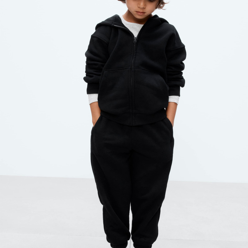 Cotton Rich Plain Joggers (2-8 Yrs)