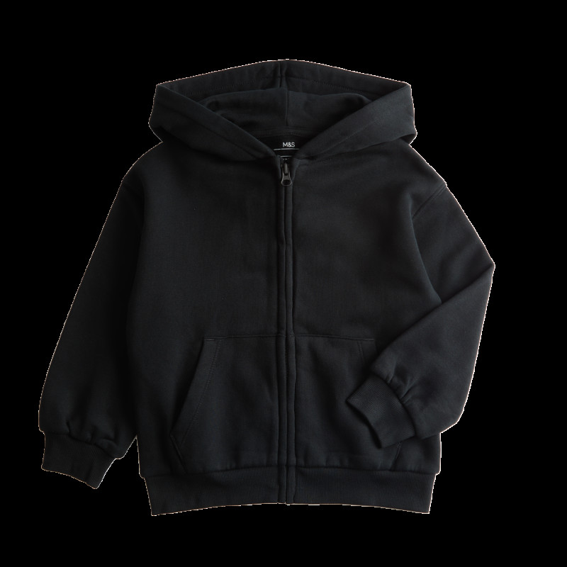 Cotton Rich Zip Hoodie (2-8 Yrs)
