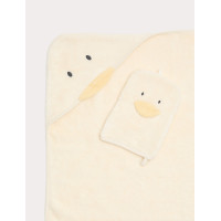 Pure Cotton Duck Towel and Mitt Set