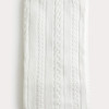 Pure Cotton Cable Fleece Shawl