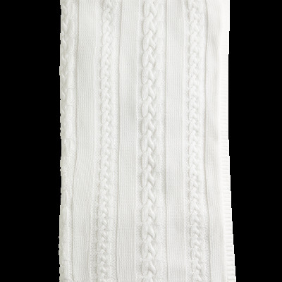Pure Cotton Cable Fleece Shawl Pure Cotton Cable Fleece Shawl