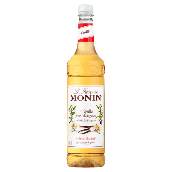 MONIN Vanilla Syrup 1L (6 x 1ltr)
