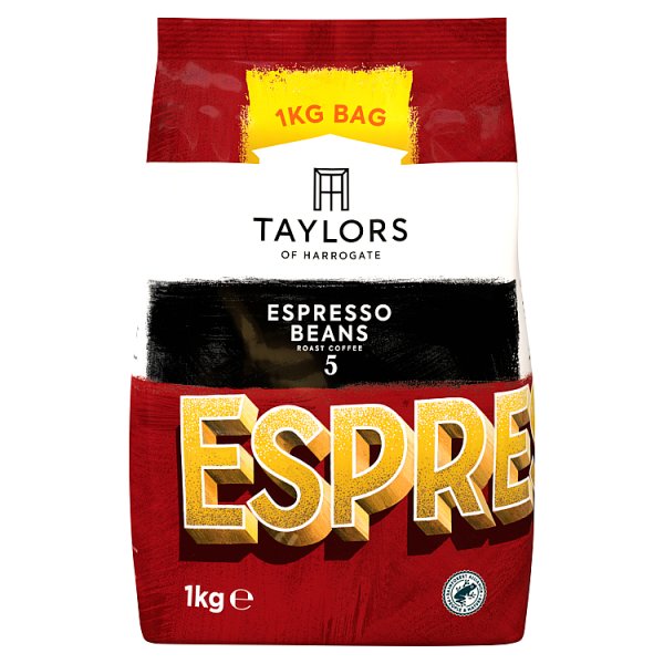 Taylors of Harrogate Espresso Roast Coffee Beans 1kg (1 x 1kg) Taylors of Harrogate Espresso Roast Coffee Beans 1kg (1 x 1kg)
