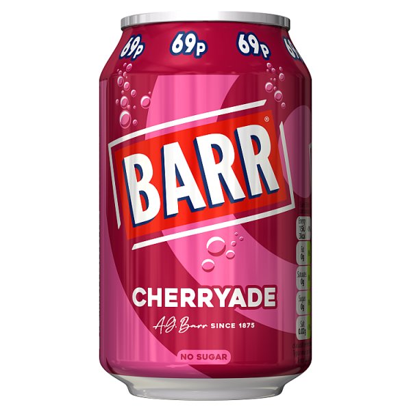Barr Cherryade 330ml (24 x 330ml) Barr Cherryade 330ml (24 x 330ml)