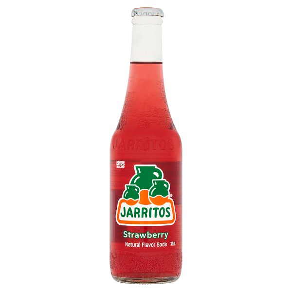 Jarritos Strawberry Natural Flavor Soda 370ml (12 x 370ml) Jarritos Strawberry Natural Flavor Soda 370ml (12 x 370ml)