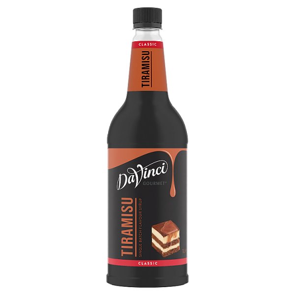 DaVinci Gourmet Classic Tiramisu Single Batch Flavour Syrup 1L (1 x 1ltr)