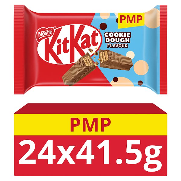KitKat® 4 Finger Cookie Dough Flavour Chocolate Bar 41.5g (24 x 41.5g)