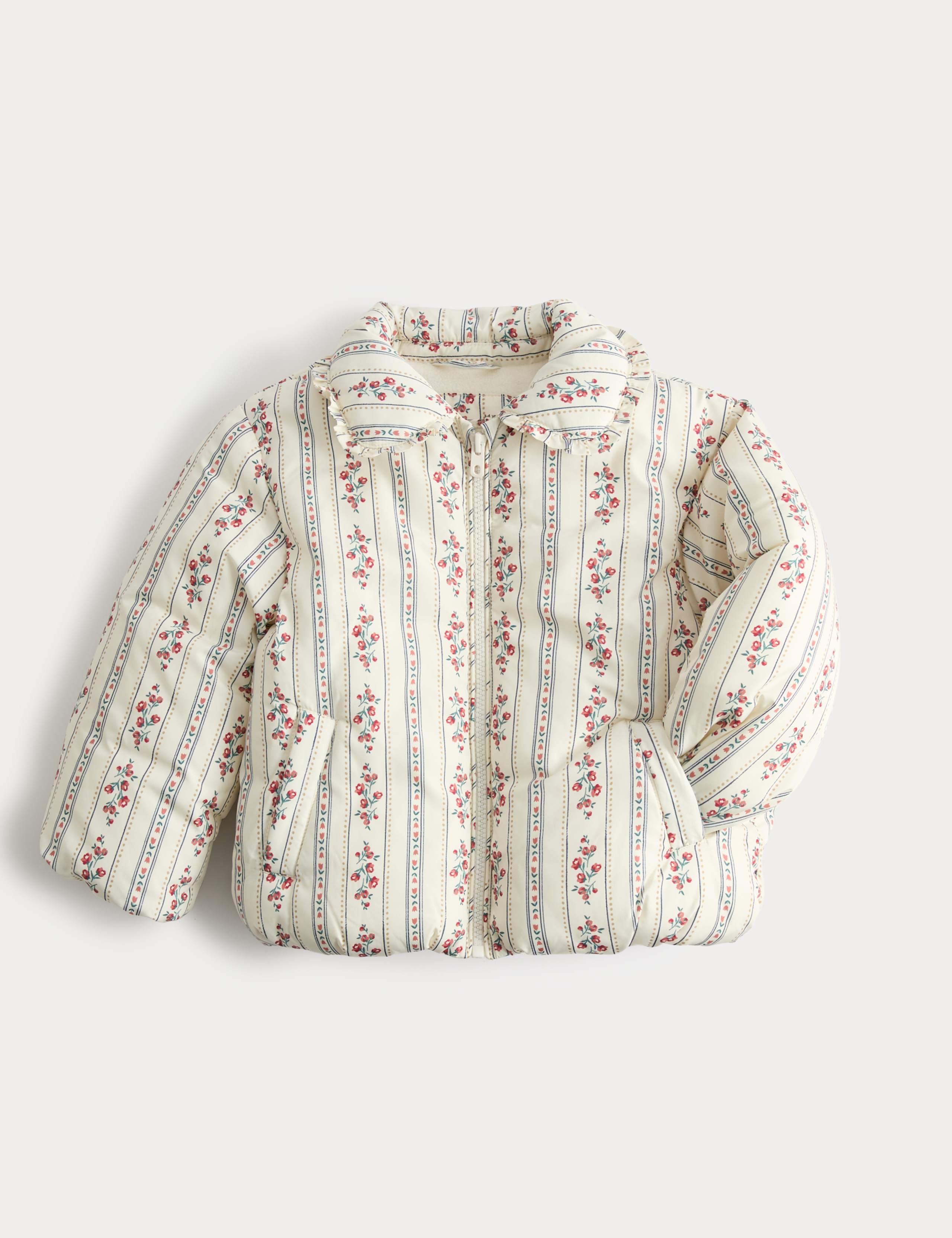 Floral Quilted Jacket (2-8 Yrs)