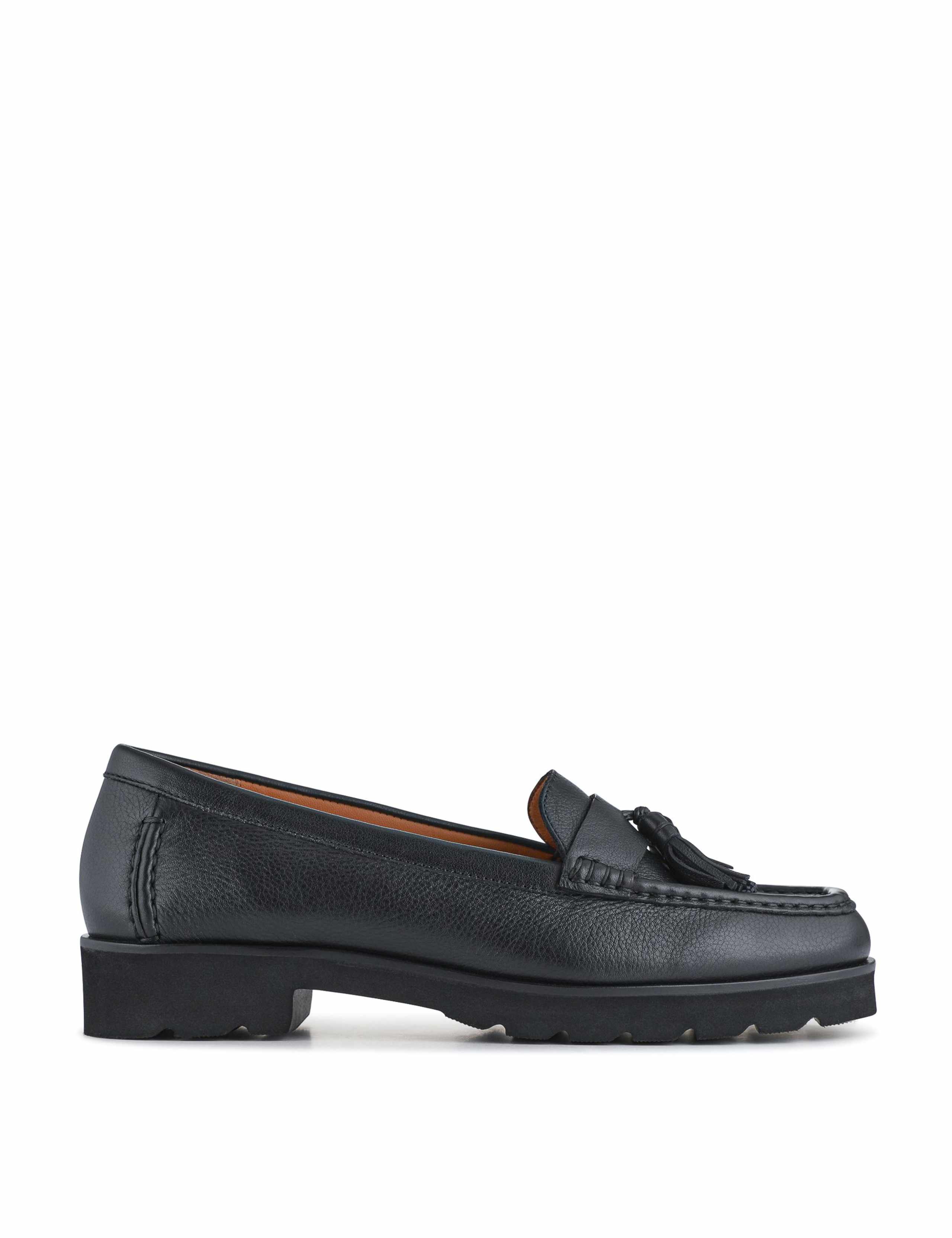 Patent Leather Tassel Loafers