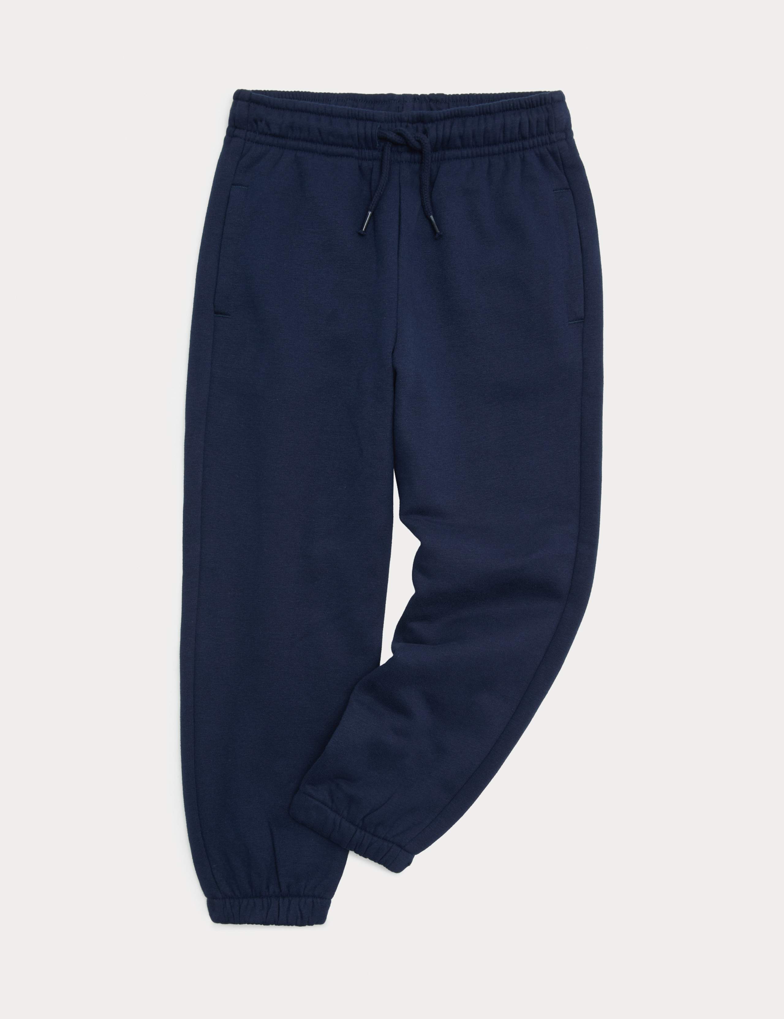 Cotton Rich Plain Joggers (2-8 Yrs)